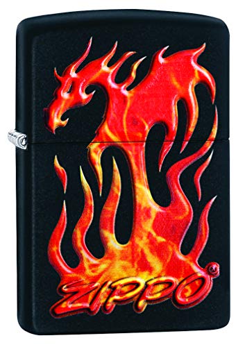 Zippo Flaming Dragon Design Pocket Lighter