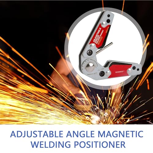 Soporte magnético angular para soldar sin movimientos en techos e industria 4