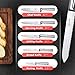 Toni Sharpe Kitchen Knife Set of 5 Japanese Kitchen Knives - Stainless Steel Chef, Carving, Bread, Utility and Paring Knife for Cooking and Baking