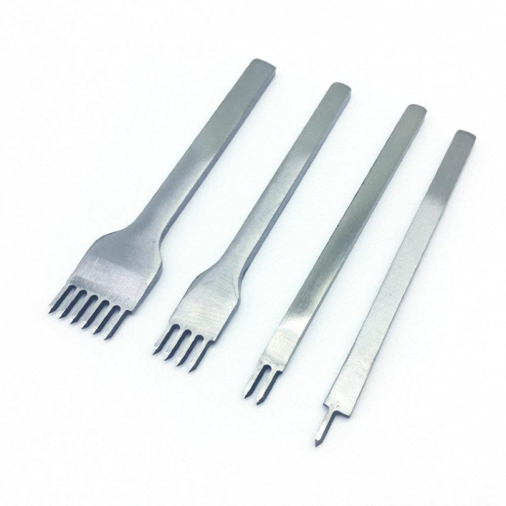 1 szt dziurkacz do paska 3/4/5 / 6mm rozstaw dziurkacz narzędzie do dziurkaczy skórzanych narzędzie szycie szycie DIY skórzane narzędzia rzemieślnicze, 5mm, zestaw 4szt
