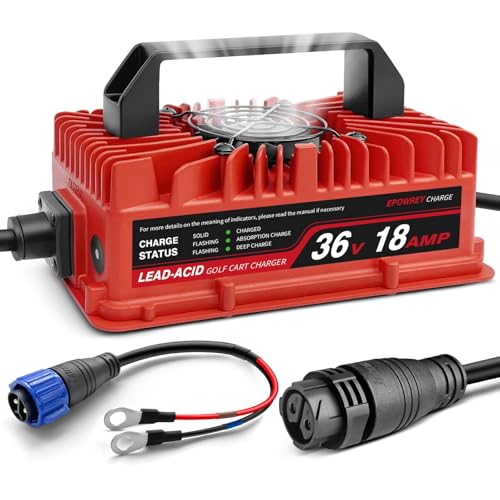 Chargeur batterie voiturette de golf 36V pour résoudre les pannes de batterie plomb