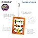 Prevue Pet Products Physical & Mental Bodacious Bites Abacus Bird Toy 60954