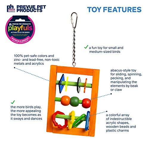 Image of Prevue Pet Products Physical & Mental Abacus Bird Toy