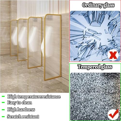 Urinal-Trennwand für Herren, 5 Stück, Urinal-Schallschutz für Toiletten, ideal für Schule und Zeit, verbessert Hygiene und Komfort in öffentlichen Toiletten
