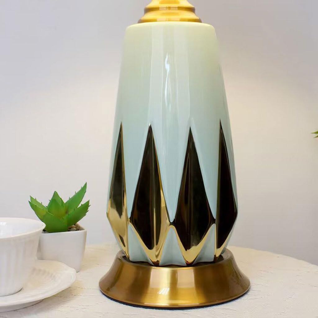 desk lamp Lampa na biurko prosta lampa stołowa lampka nocna do sypialni salon dekoracja pokoju hotelowego Retro lampy ceramiczne lampa biurkowa Led (C) table lamp