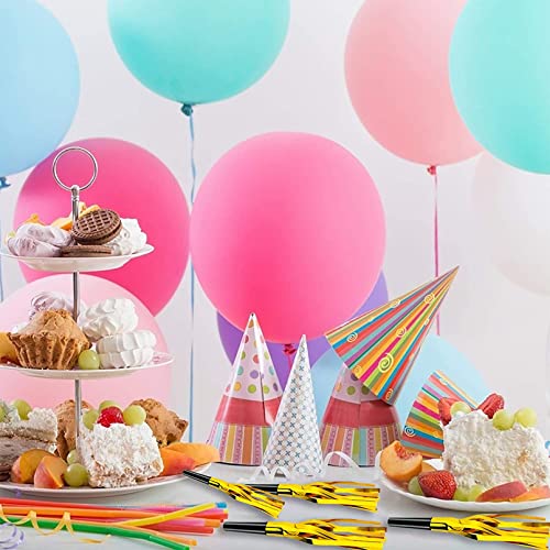 24Pcs Gold Noise Makers,Glitter Metallic Fringed Noise Maker,Party Horns Party Blowers Noisemakers,Musical Blowouts Whistle For Kids Birthday Baby Shower New Year Party Favor Supplies #TOP5