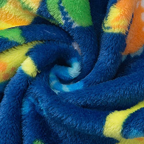 Image of Boys Girls Bathrobes,Toddler Boy Girl Robes,Children's Plush Soft Coral Fleece Hooded Pajamas Sleepwear for Kids