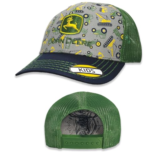 Casquette John Deere bleu marine idéale pour le jardinage et les sorties en plein air