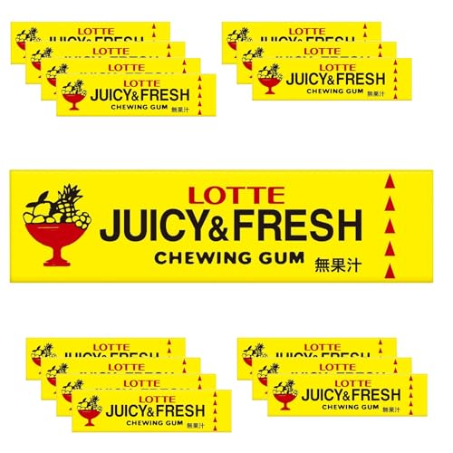 ロッテ ジューシー&フレッシュガム 9枚×15個