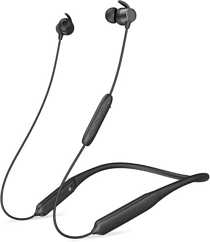 Auriculares inalámbricos, TECNO B1 Bluetooth 5.0 IPX5 impermeable, 500 horas de tiempo de espera, 38 horas de reproducción, Bass+ HD estéreo,
