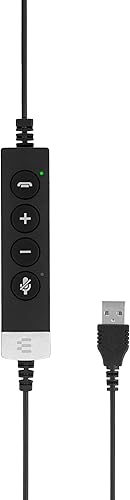 Miniatura 8 de Sennheiser SC 660 ANC USB (508311) - Auriculares de doble cara (binaurales) para negocios  para Skype Empresarial  con sonido HD, micrófono de