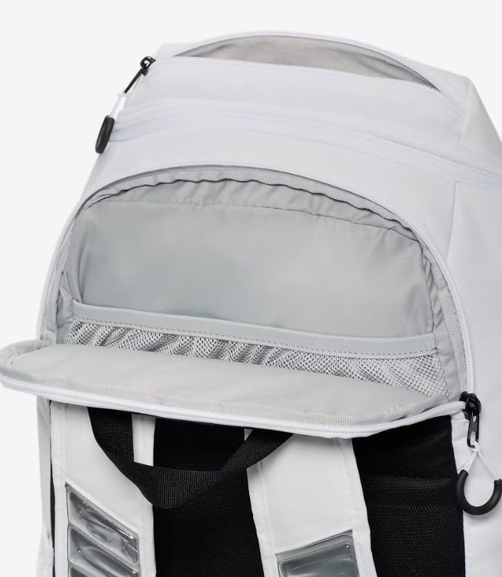 Nike Varsity Elite Backpack (32L), White/Black/Metallic Gold, One Size4