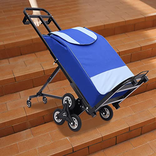 Carretilla de mano plegable con 6 ruedas para escaleras miniatura 6