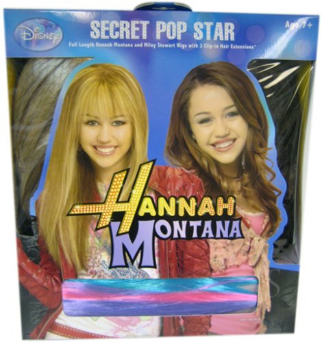 Best of Both Worlds Hannah Wig and Miley Wig with 3-Piece Snap Extensions