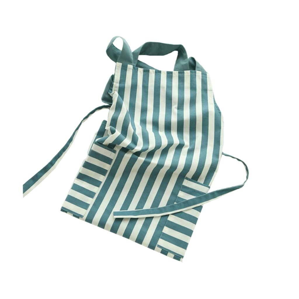 Tablier femme SSDD cuisine coton bleu style japonais manucure tea shop