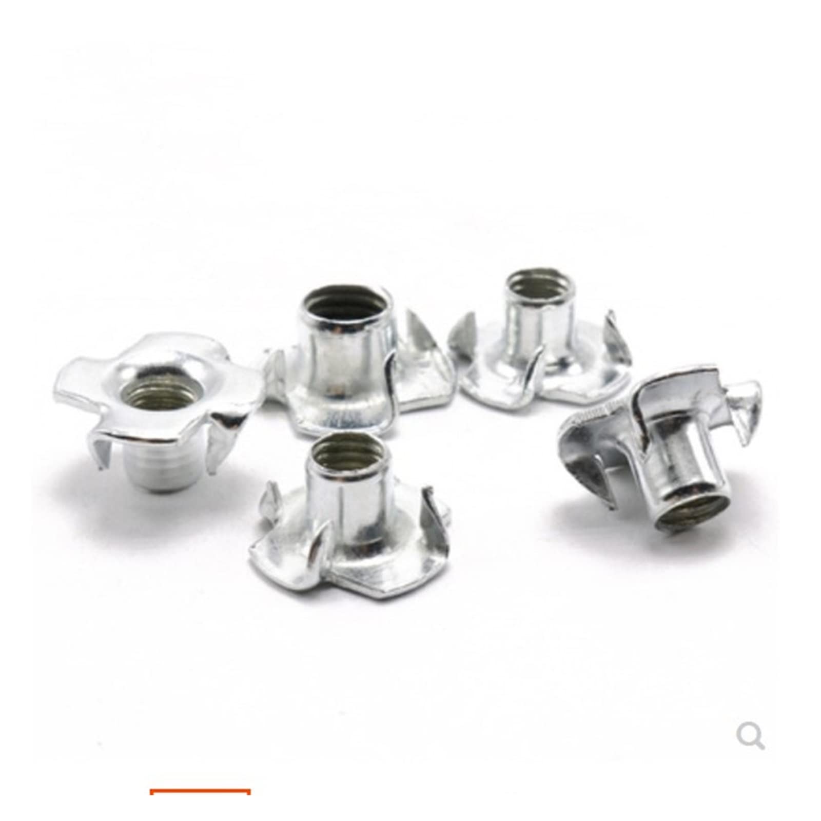 5–50 Stück M2 M3 M4 M5 M6 M8 M10 M12 unverlierbare Muttern vier Zinken Möbel T Mutter Einsätze (Color : 50pcs_M10)