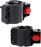 Vista 1 de 2 Pack Bike Lock Mounting Bracket Holder Frame Mount Replacement Storage Clamp Universal U-Lock Clip for Self Coiling Wire Cable Locks Combination