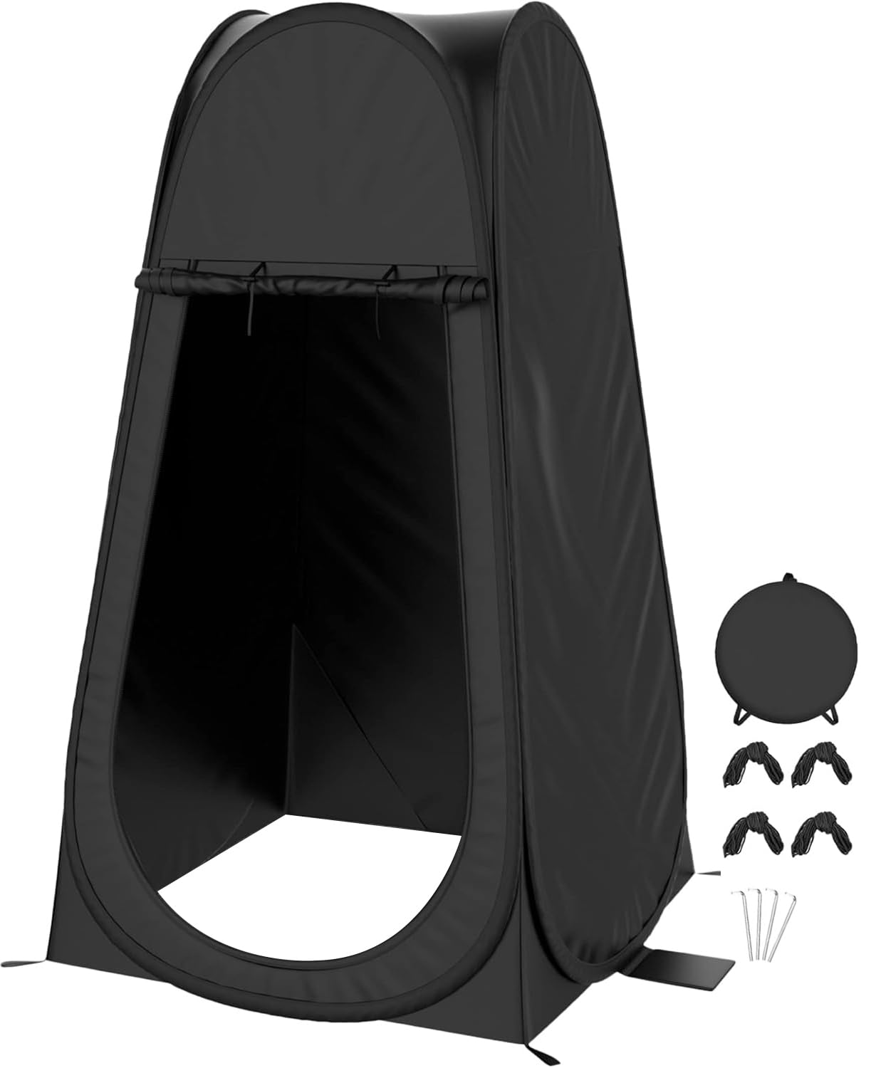 Lyrovo Portable Shower Tent Spacious Changing Dressing Room Outdoor Rain Shelter for Toilet Camping Hiking Beach