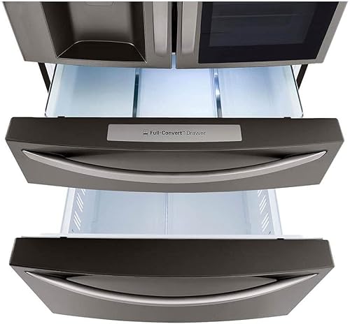 Miniatura 5 de LG LRMVC2306D  LRMVC2306D  LRMVC2306D - Refrigerador inteligente de puerta francesa de acero inoxidable negro de 23 pies cúbicos