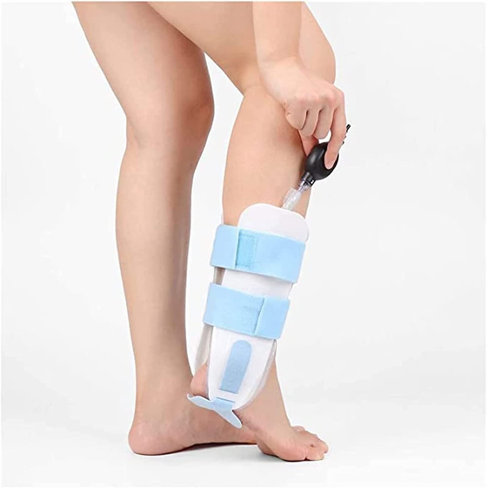 Férula para andador con férula para fracturas cortas, alivio del dolor de pies, soporte para estiramiento de pies, tendinitis de Aquiles, adecuada para hombres y mujeres, soporte de tobillo para amb