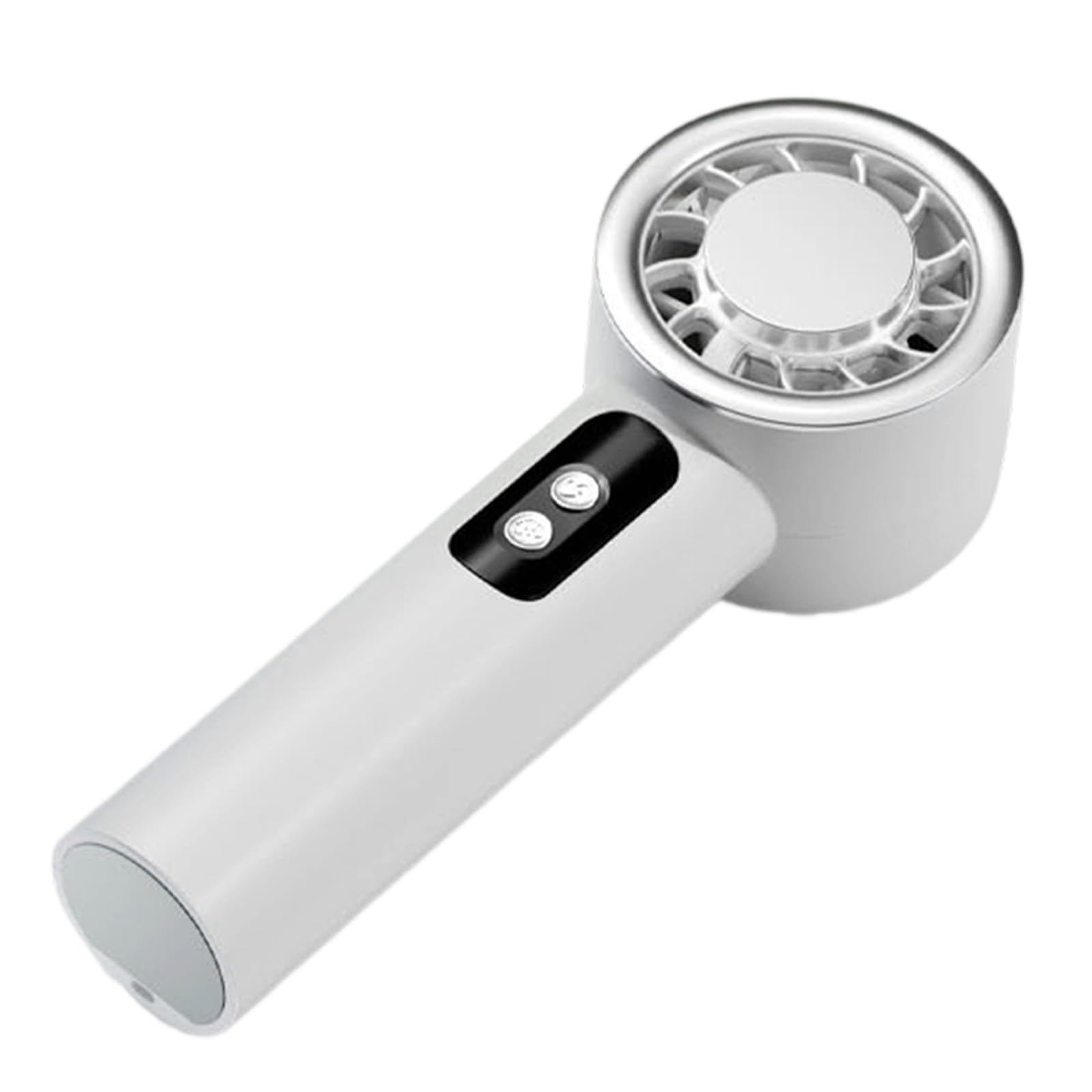 FGJsfhrDTU Portable Fan, Handheld Quiet Small 100 Speed Settings Portable Desk for Travel (White)