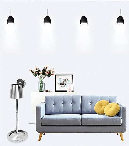 Miniatura 6 de Ceniceros de acero inoxidable con tapa, ceniceros ajustables para el suelo, para interiores y exteriores, resistentes al viento, a prueba de lluvia,