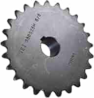 35 Roller Chain Sprocket Type B 5/8 Inch Bore 50 Tooth, Hardened