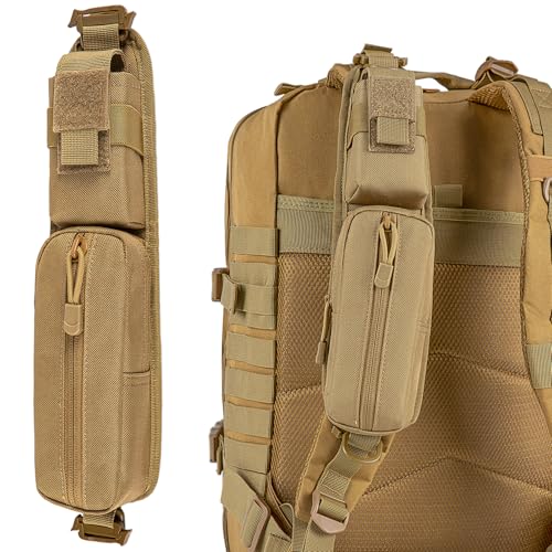 Image of SHOATTAKEEN Backpack Accessories, Molle Backpack Strap Pouch, Shoulder Straps Pouch Tactical Attachment