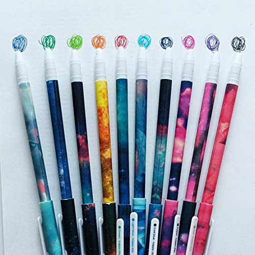 Sencoo 10 Pack Cute Pens For Women Colorful Gel Ink Pens Multi Colored Pens For Bullet Journal Writing Roller Ball Fine Point Pens For Kids Girls Children Students Gifts School Prize #TOP2