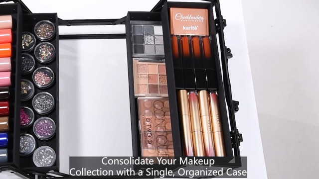 Amazon.com : FRENESSA Portable Makeup Case Cosmetics Display