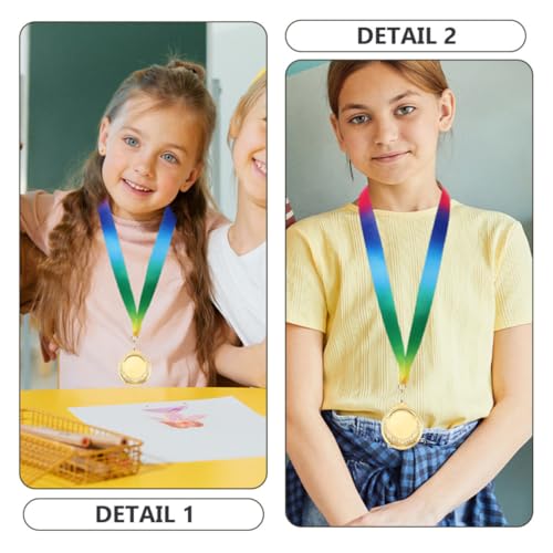 Cintas para Premios de Carreras Happyyami de Algodón con 20 Clips para Actividades Escolares 3