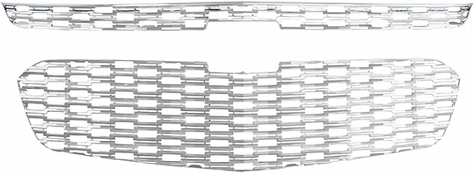 Fits 14-15 Chevy Malibu, All Models-Chrome Grille Overlay