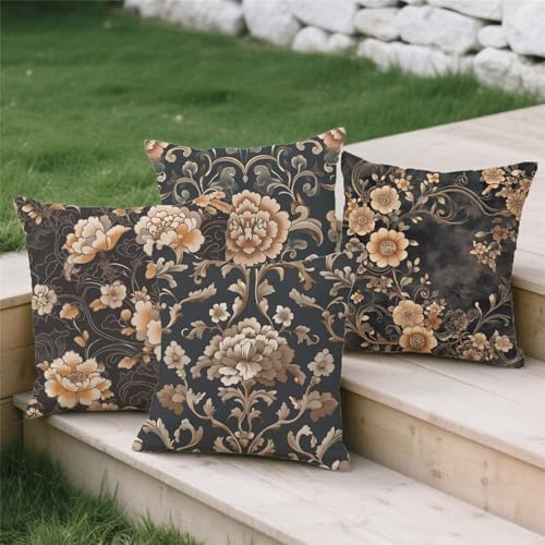 Housse de coussin 40x40cm lavable et robuste pour fauteuil de jardin - 4