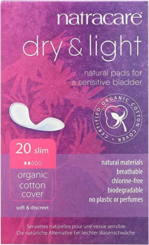 Natracare Dry And Light Individually Wrapped Pads - 20 Pack