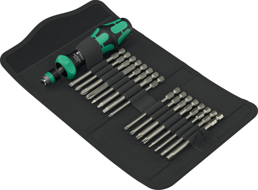 Wera Multicolour Kraftform Kompakt 60 Ra-R Imperial 1, 17 Pieces - 05051531001