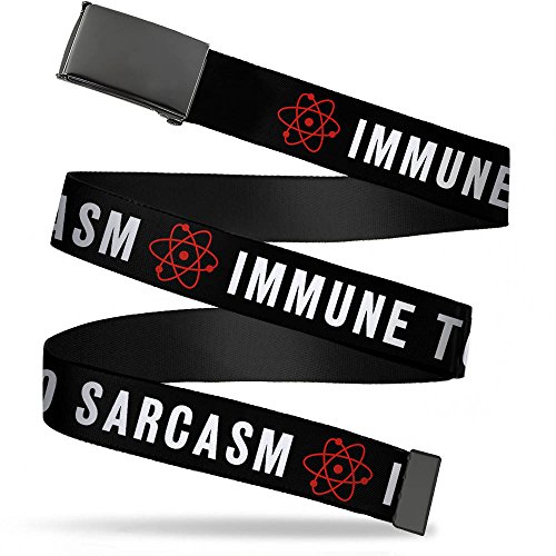 Cinturón web unisex que soluciona los problemas de ajuste con diseño de The Big Bang Theory