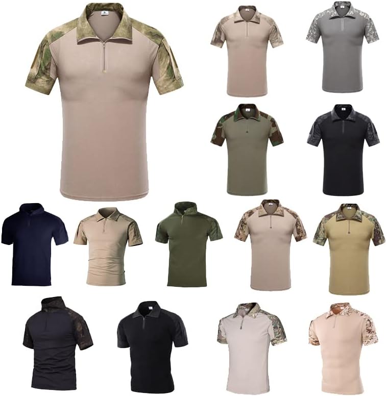 Outdoor Sports Airsoft Shooting Hunting Battle Uniform Combat BDU Clothing Tactical Camouflage Shirt