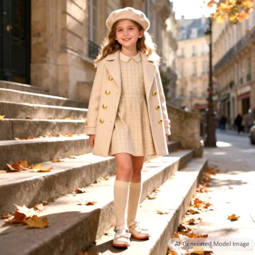 Image of Felix & Flora Toddler Little Girl Princess Dress Shoes-Mary Jane Flats for Girl Party School Shoes