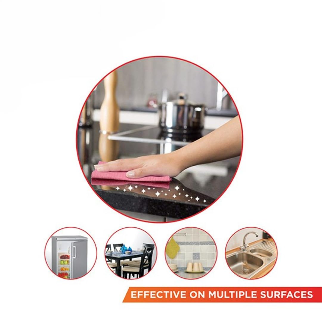 Gala Sponge Wipe for Kitchen, Kitchen Cleaning Sponge,Biodegradable Cellulose Material for Kitchen and Home Cleaning (3 Pcs Pack) 1