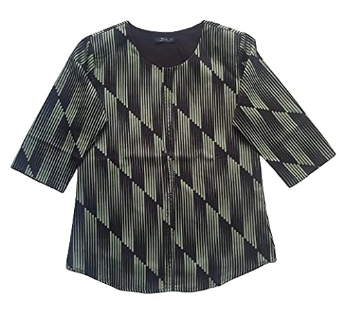 Curves Women's Polyster Top Green Color & Size-picture-38