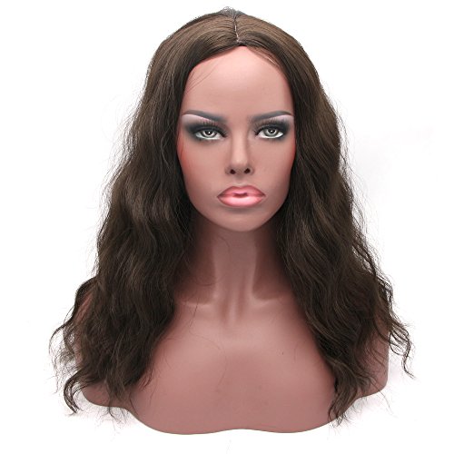 Perruques Synthétique pour femmes Noir Couleur Noir Bouclés style naturelle 22 Inch (#4) Cover