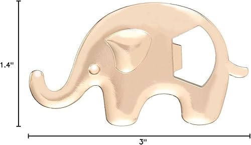 Miniatura 9 de Paquete de 12 abrebotellas para baby shower, recuerdo de fiesta para invitados, abrebotellas con forma de elefante, regalos de baby shower,