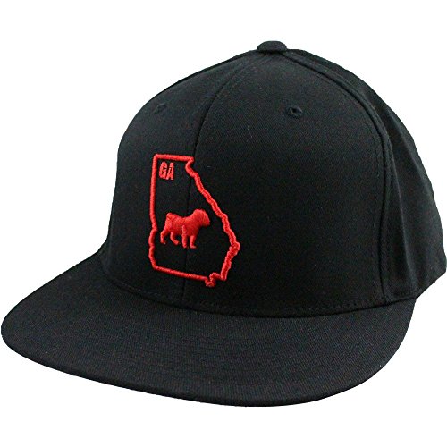 Original I Bulldog Georgia Classic Flat Bill Port Authority® Flexfit® Cap miniatura 1