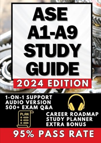 Independently Published Mcmillers, Mark Ase A1-A9 Study Guide: The All-In-One 700-Page Automotive Encyclopedia! 95% Pass Rate cover