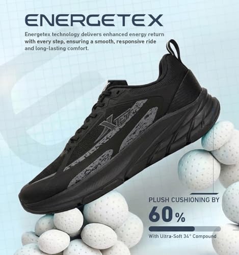 Image of XTEP Energetex Men's Running Shoes | Lightweight Breathable Daily Trainer Sneakers | Cushioned Athletic Sports Shoes