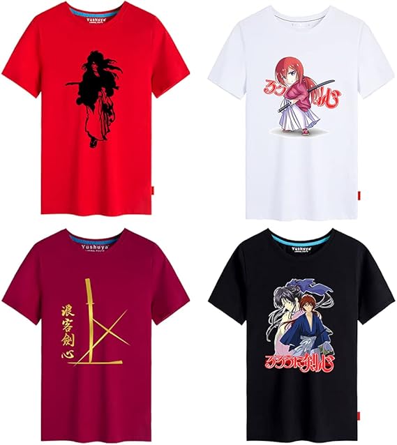 Amazon Askey るろうに剣心 Tシャツ 緋村剣心 Tシャツ レディース Tシャツ メンズ 半袖 メンズ シャツ 柔らかい 軽薄 記念シャツ 綿100 メンズプリントトップス 快適tシャツ 図案 Tシャツ 春夏服 日常服 防菌防臭 漫画風 C Xl Tシャツ カットソー 通販