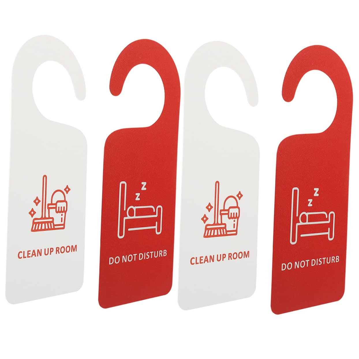 SHINEOFI 16piezas Carteles De Limpieza De Habitaciones Letrero De No Molestar Doble Cara Colgante Para Hoteles Señalización Clara y Duradera
