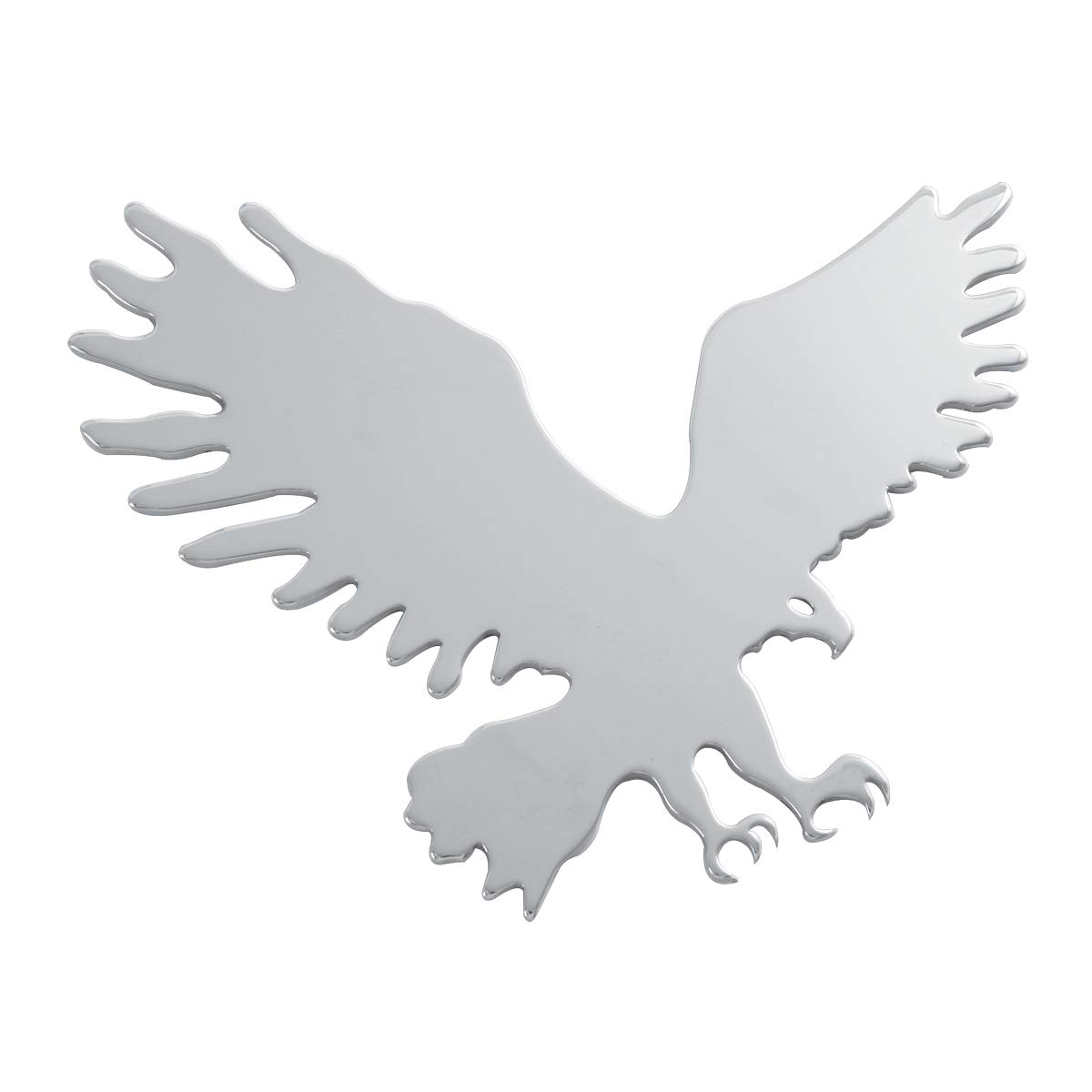 GG Grand General 94034 7.5 X 9.5 Inches Chrome Eagle with Studs on Back, L/H