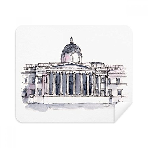 Chiffon de nettoyage en suede National Gallery de Londres pour ecran et lunettes 2Pcs