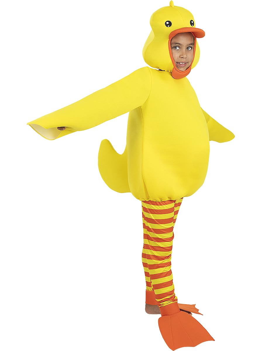 Funidelia | Costume da paperella di gomma per bambina e bambino Animali - Costume per Bambini e accessori per Feste, Carnevale e Halloween - Giallo